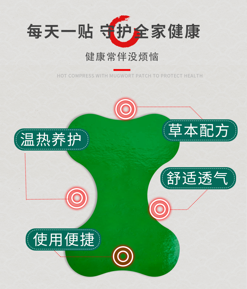 草本配方，舒適透氣，使用便捷